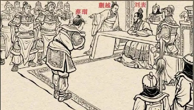 并与荆州两大家族代表蒯良,蒯越兄弟和蔡瑁会面,并开门见山的指出当前