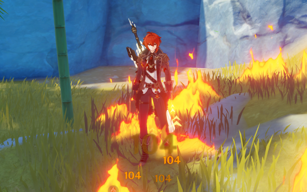 原神有多久没出过火系角色了你看这自带日炎的火c像真的吗