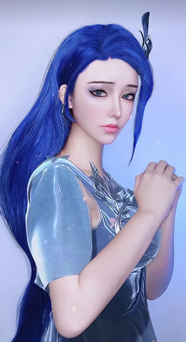 斗罗:阿银cos有多牛掰?超越原版颜值,确定不是动漫走出来的?