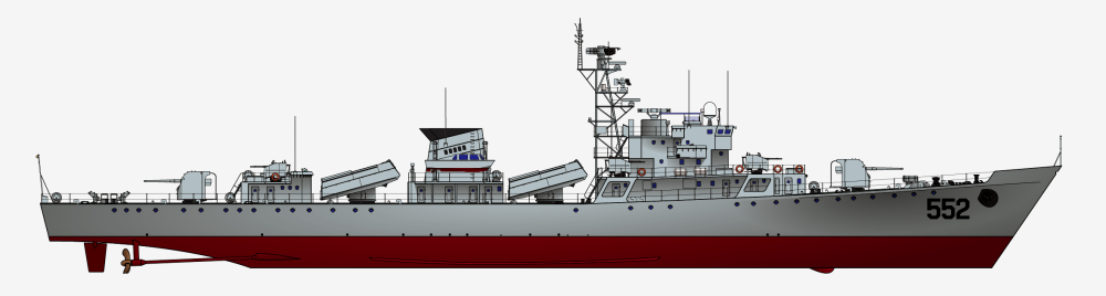 魂归湛江的两艘053h型导弹护卫舰曾让五星红旗飘扬南沙的功臣