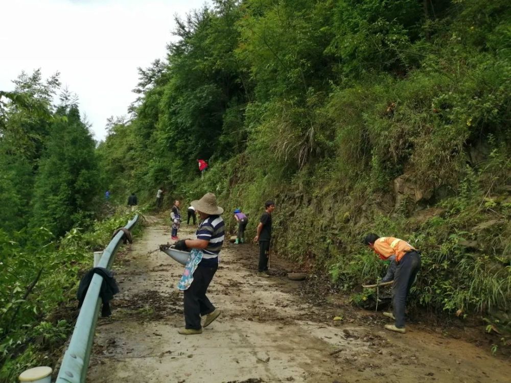 织金县珠藏镇乡村公路勤清理人居环境大提升