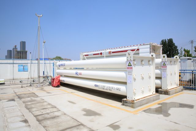济南公交第一加氢站今日启用