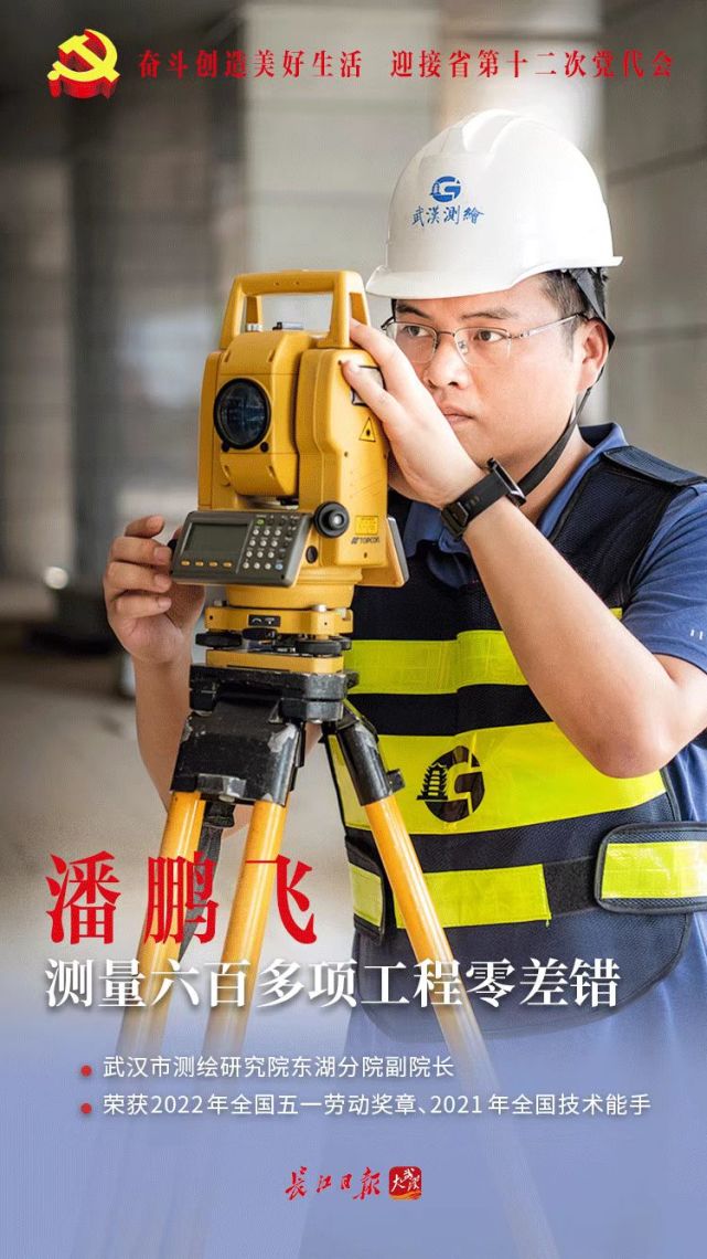 潘鹏飞:测量六百多项工程零差错