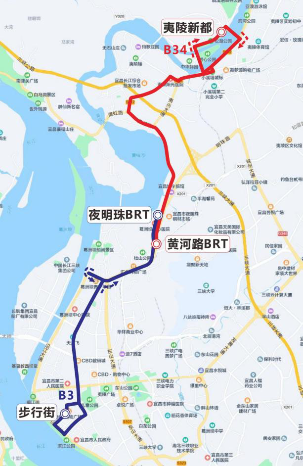 宜昌公交线路调整快来投票