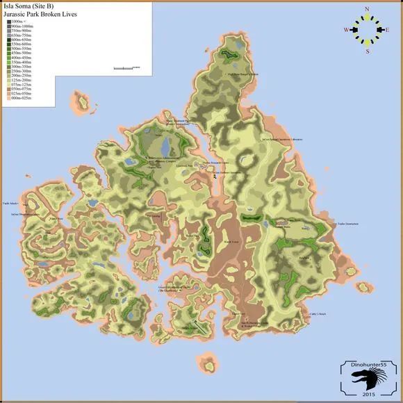 努布拉岛地图图片