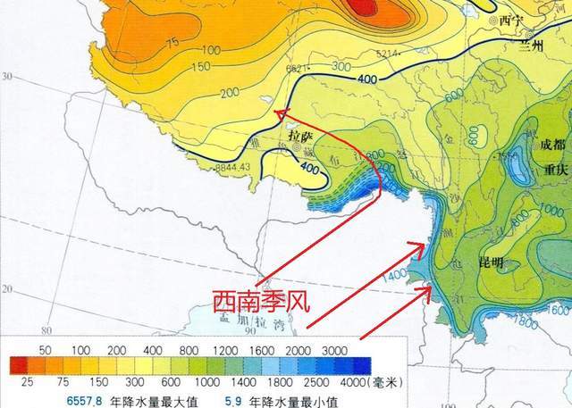 季风气候成因图片