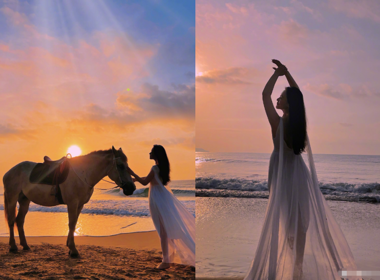 谭晶现身街边吃臭豆腐!