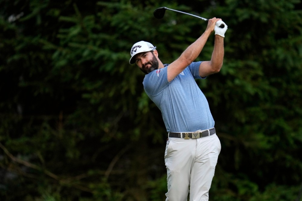 高尔夫2022美国公开赛首轮,哈德文领先,拉姆t14_腾讯新闻