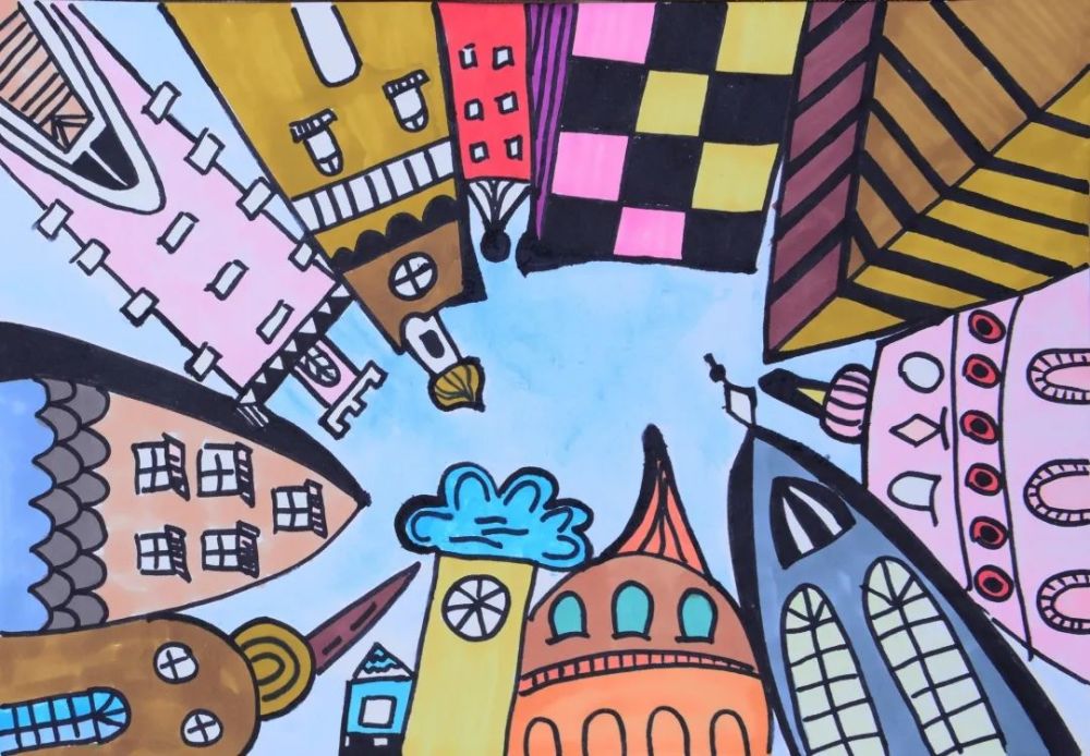 儿童友好文艺|江苏苏州:儿童友好城市获奖绘画作品欣赏 - 265学校教育