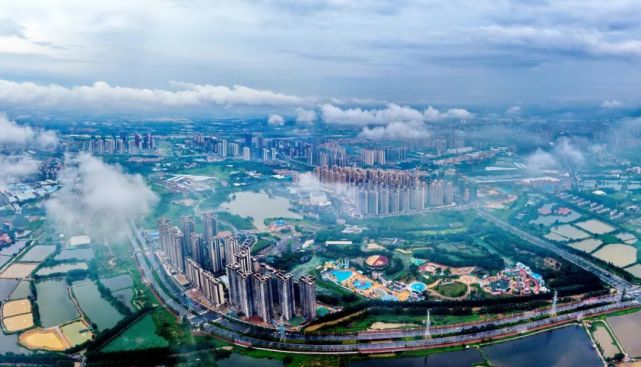 云海下的三水新城,宛若仙境!