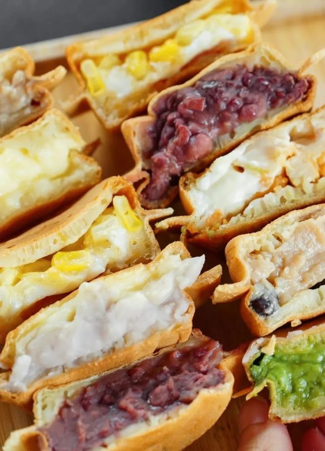 软糯香甜的车轮饼,在家也可以做,丰富馅料丰富口感!