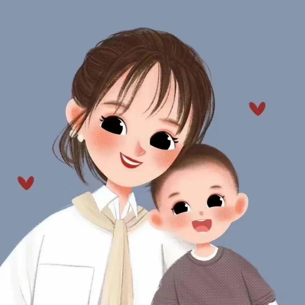 亲子头像宝妈可以用的母子母女头像