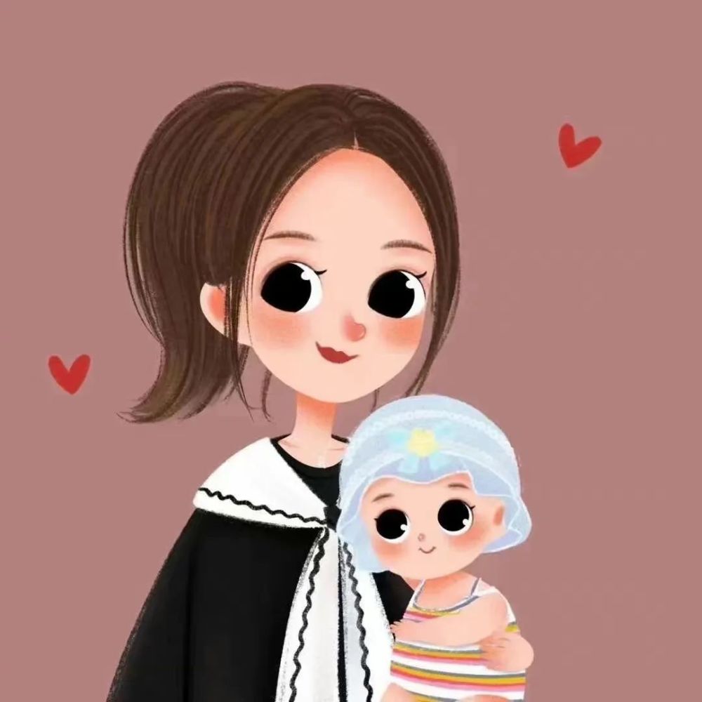 亲子头像宝妈可以用的母子母女头像