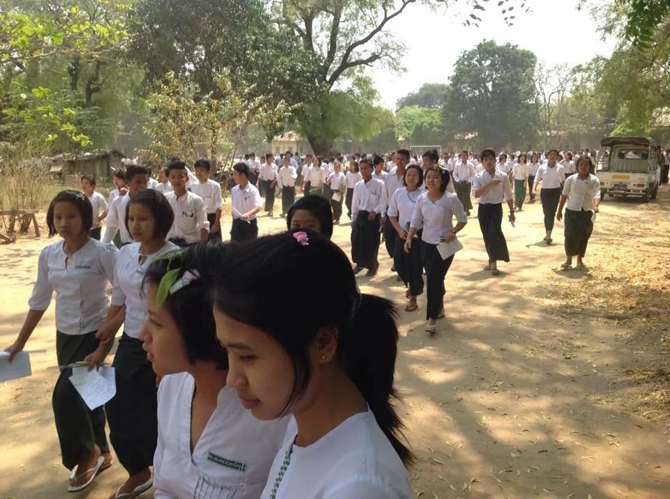 今天缅甸高考成绩放榜