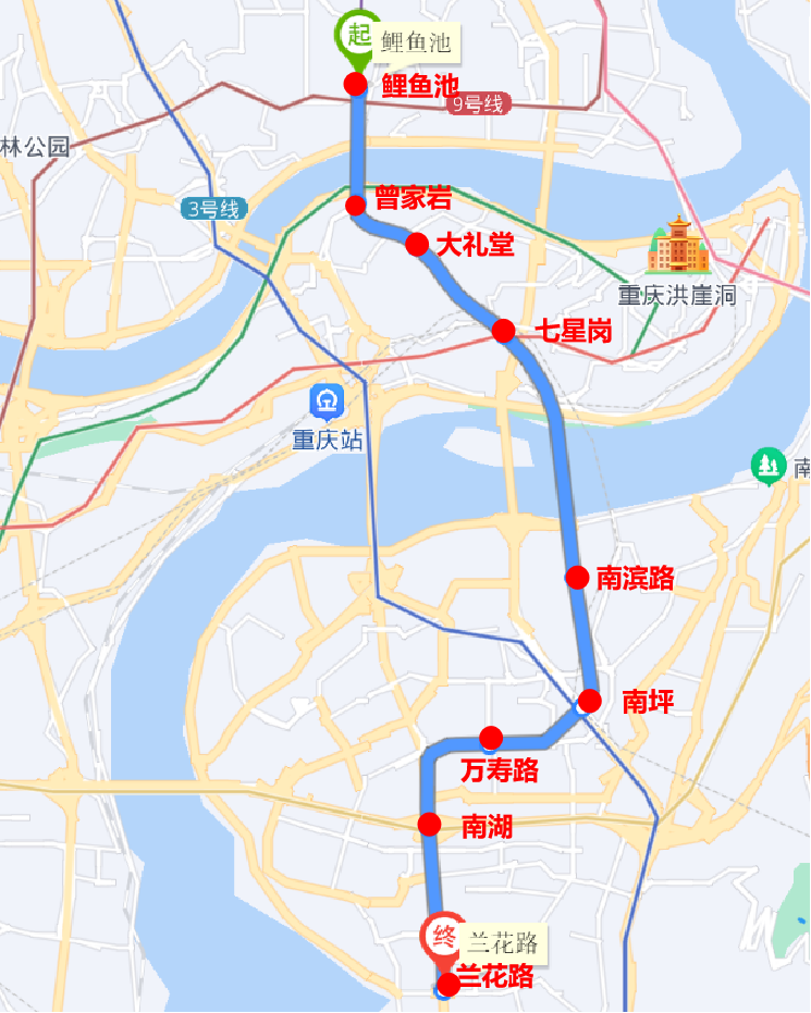 10號線二期途經江北,渝中,南坪這些老城區,地鐵周邊的新房較少,這裡給