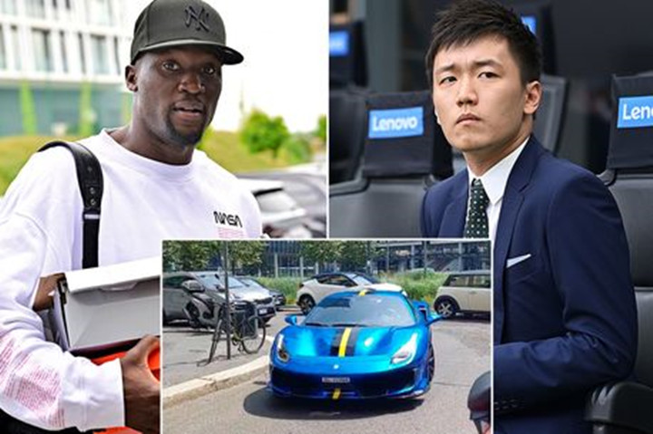 张康阳开定制版法拉利参与卢卡库转会谈判国米队魂或被卖