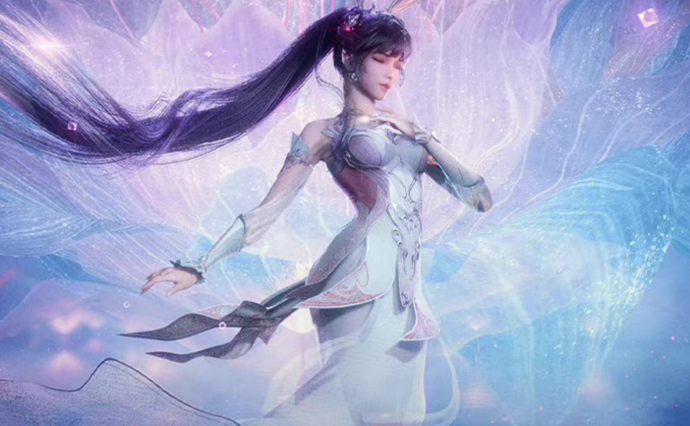 斗罗小舞复活换了四个造型白裙形象最养眼白发小舞最美可惜没有灵魂