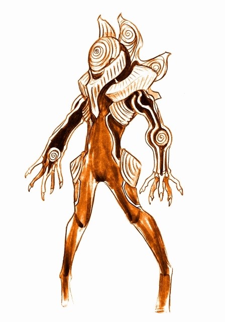 楠健吾绘制巴罗萨星人新设计图:依旧是旋涡,拥有白绝一样的面具!