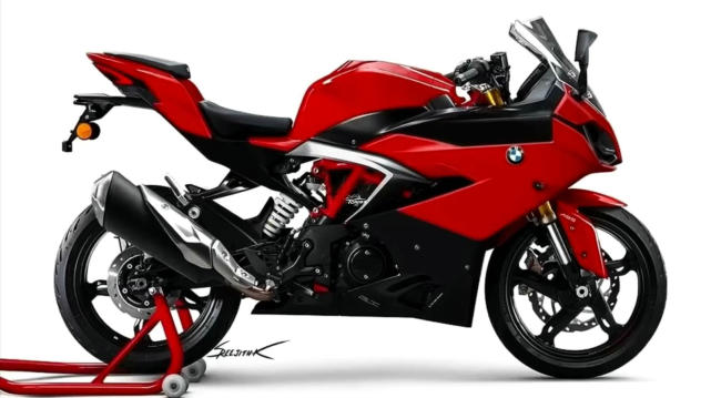 宝马g310rr效果图公开,颜值到位了!