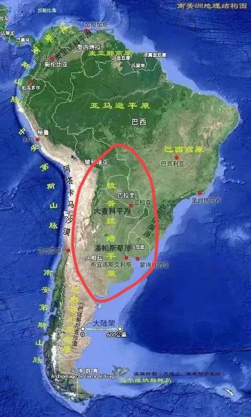 南美洲存在哪些平原