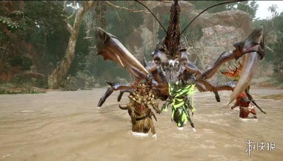 怪物猎人崛起曙光将军镰蟹炽妃蜘蛛演示公开