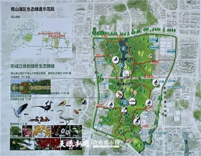 集山水,民風,都市等特色於一體,貴陽觀山湖區將打造生態綠道