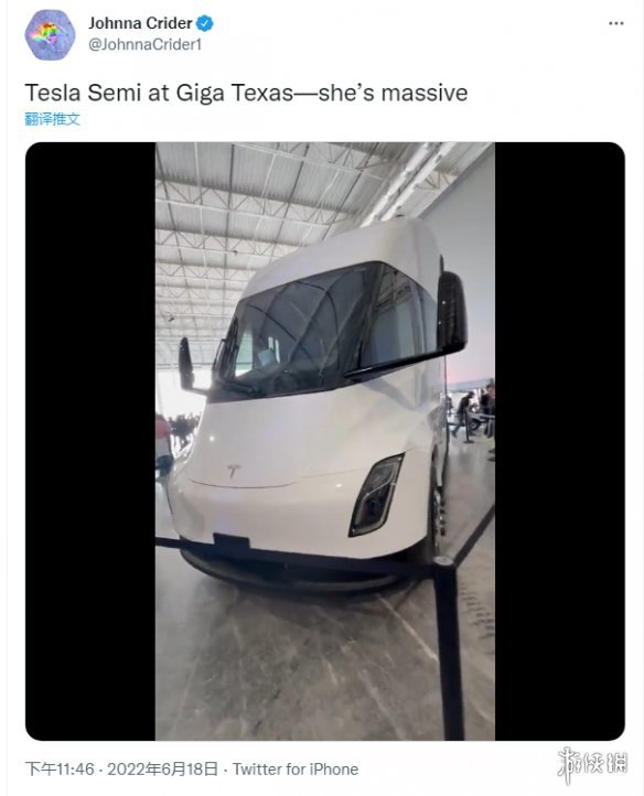 電動卡車出爐特斯拉電卡semi即將交付百事可樂