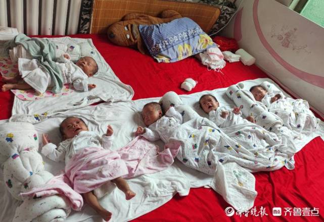 泰安首例五胞胎越来越茁壮，全家齐心照料“一起向未来”_腾讯新闻