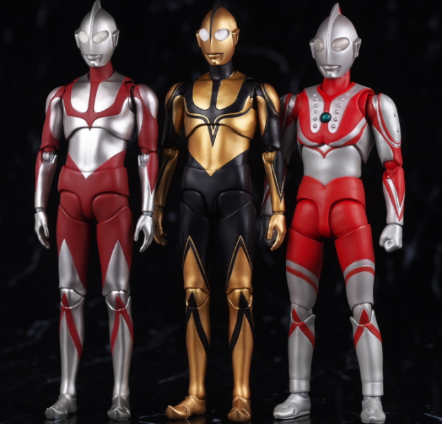 新奥特曼佐菲shf手办实物:没出息的黑金炎头 光之国的炒饭高手-腾讯