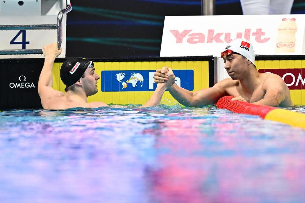 张雨霏夺得游泳队首块奖牌100蝶获第三徐嘉余出局无缘三连冠