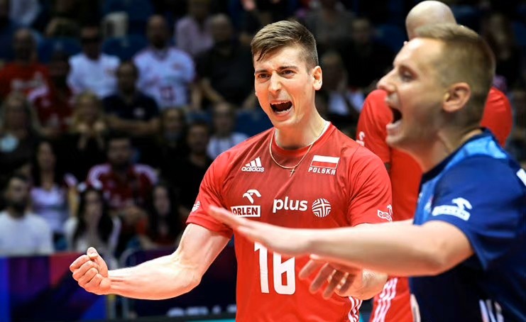 国家男排联赛第二周波兰14人名单