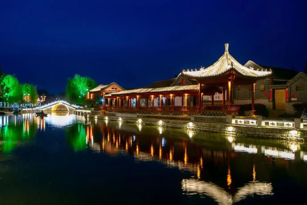 大美济宁南阳古镇暮色