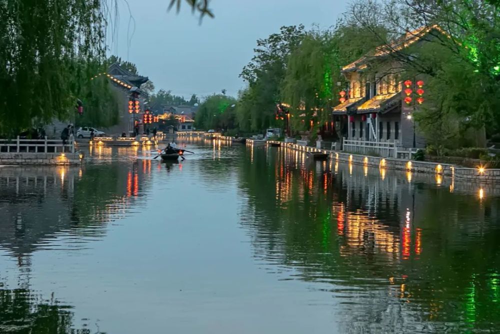 大美济宁南阳古镇暮色