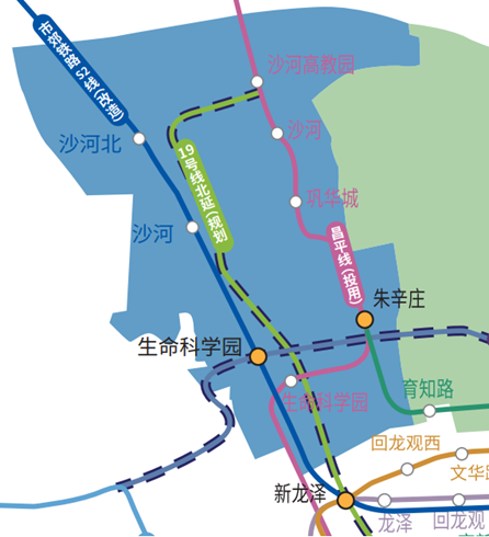 市郊鐵路東北環線整體提升工程,在2021年一併列為北京市