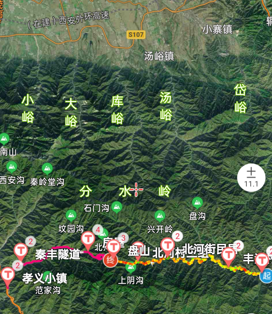 追寻秦岭大金井河去旅行,发现西安周边"避暑天堂"