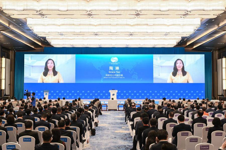 特斯拉全球副总裁陶琳谈跨国企业在华发展环境良好充满信心