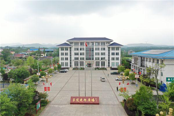 走进荆门市东宝区子陵铺镇子陵村,一幅新农村美丽画卷映入眼帘:村里