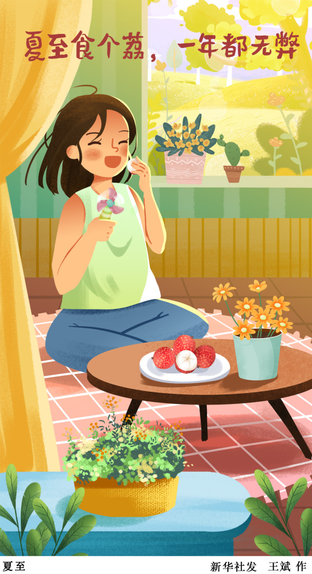 (图表·插画)【二十四节气·夏至】夏至(2)