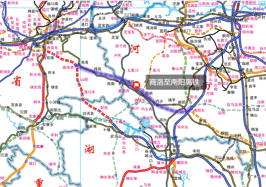 商洛至南陽高鐵合西高鐵:西安至合肥的這條高鐵,從陝西省的回覆來看