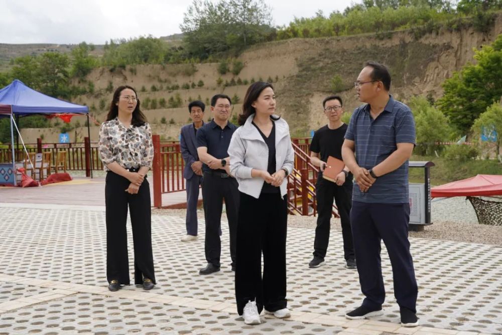 6月20日,靜寧縣委副書記,縣政府縣長王蕾帶領縣政府辦,縣自然資源局