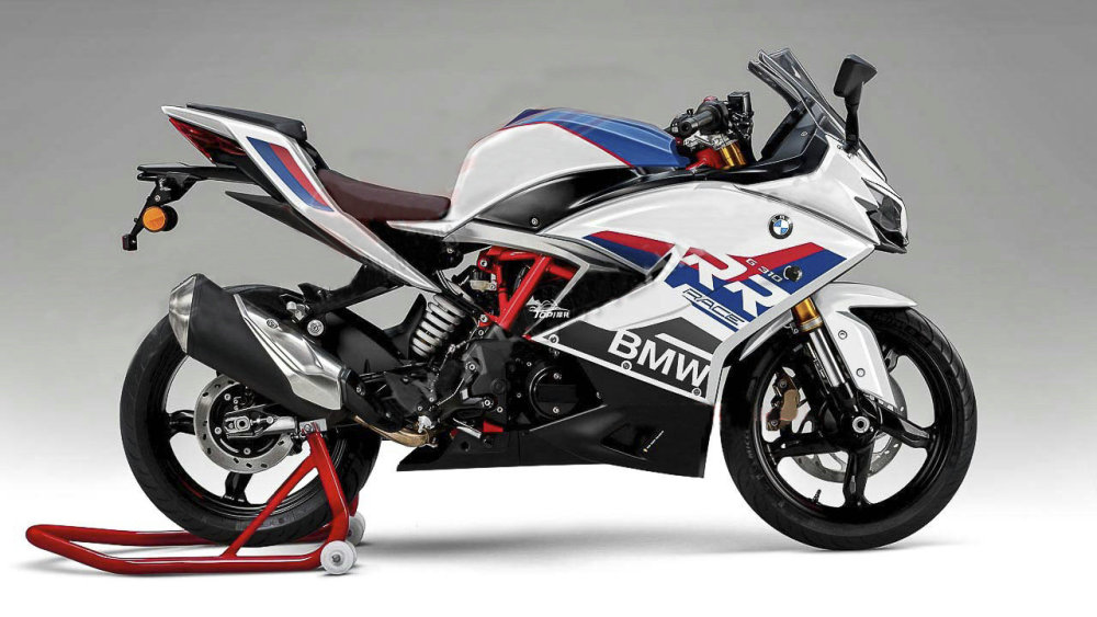 浓浓的咖喱味宝马g310rr部分配置公开竖屏仪表亮瞎眼