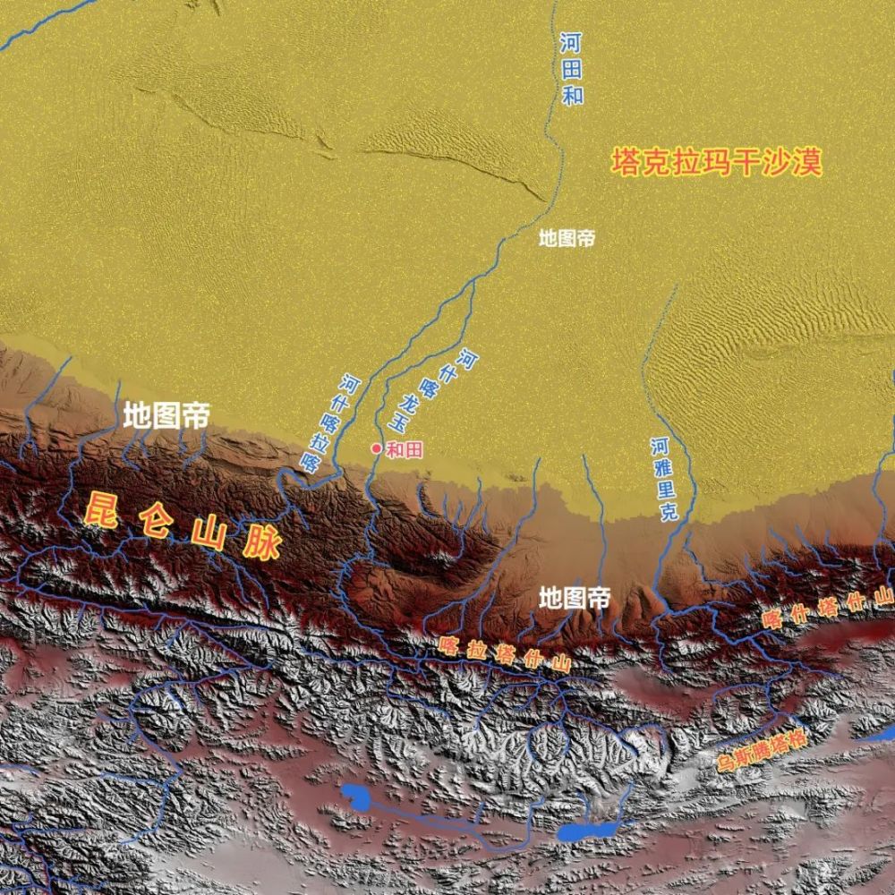 和田河的于阗国有13个附属国势力范围有多大