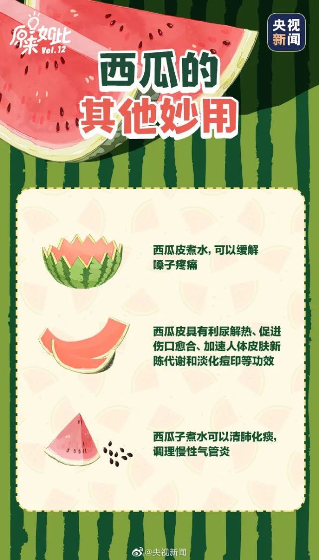 西瓜热量真的很高吗?67隔夜的西瓜能不能吃?真相来了!