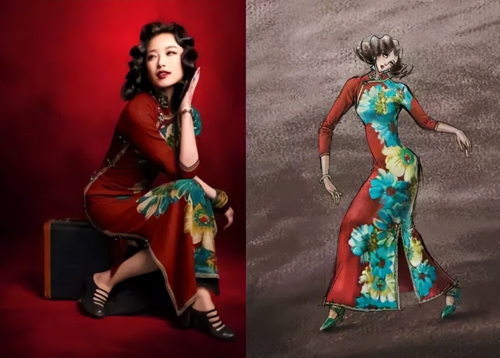 看了金陵十三钗的旗袍造型才发现如视觉盛宴既端庄又高贵