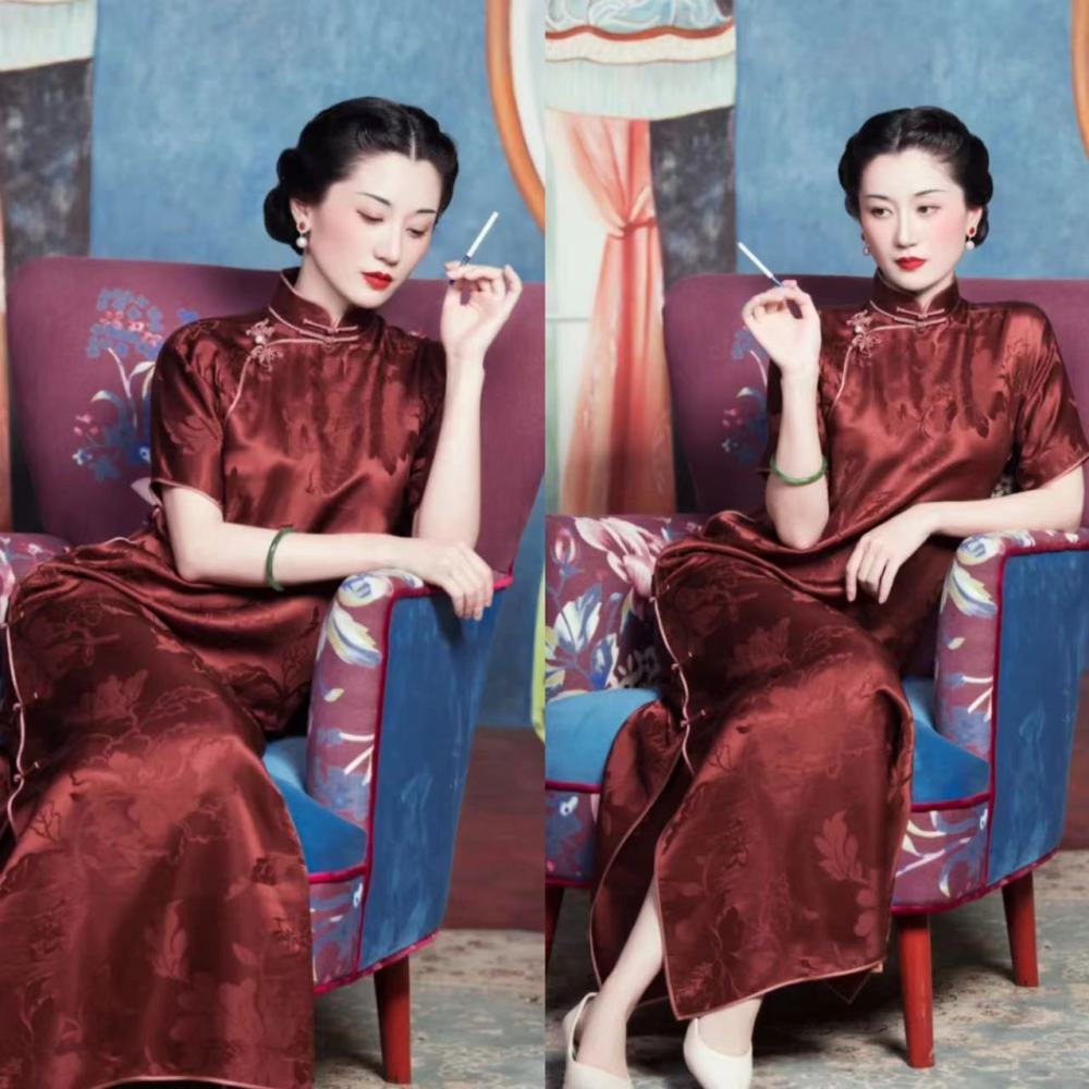 看了金陵十三钗的旗袍造型才发现如视觉盛宴既端庄又高贵