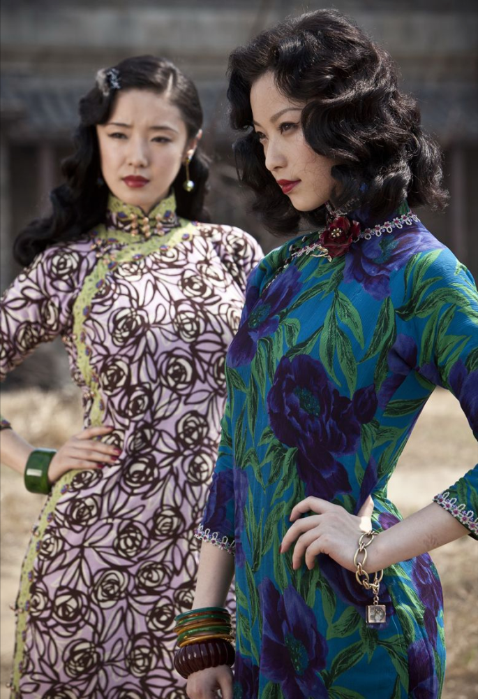 看了金陵十三钗的旗袍造型才发现如视觉盛宴既端庄又高贵