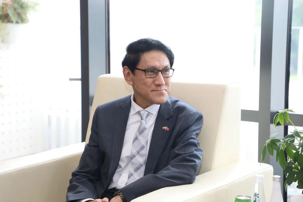 缅甸驻华大使苗丹佩一行到访国药集团中国生物