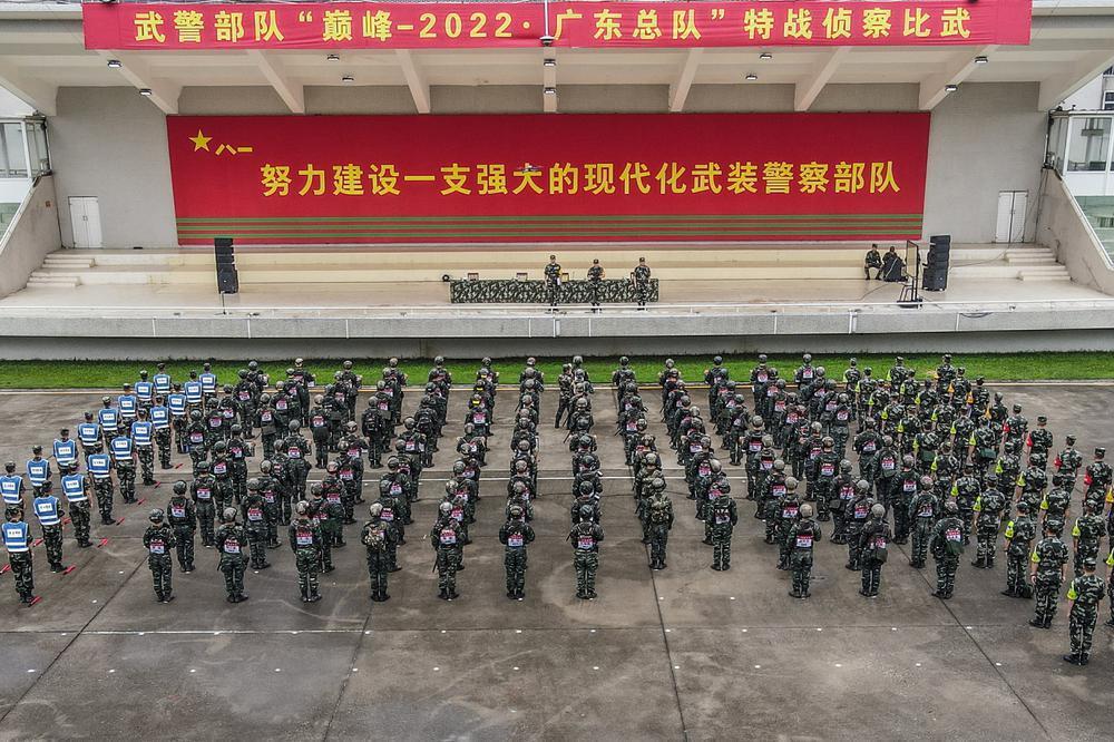 图集巅峰对决直击武警广东总队特战侦察比武