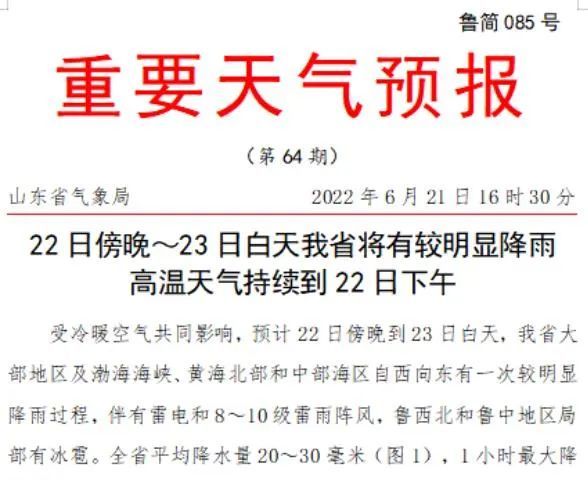 刚刚,临沂发布重要天气预报!