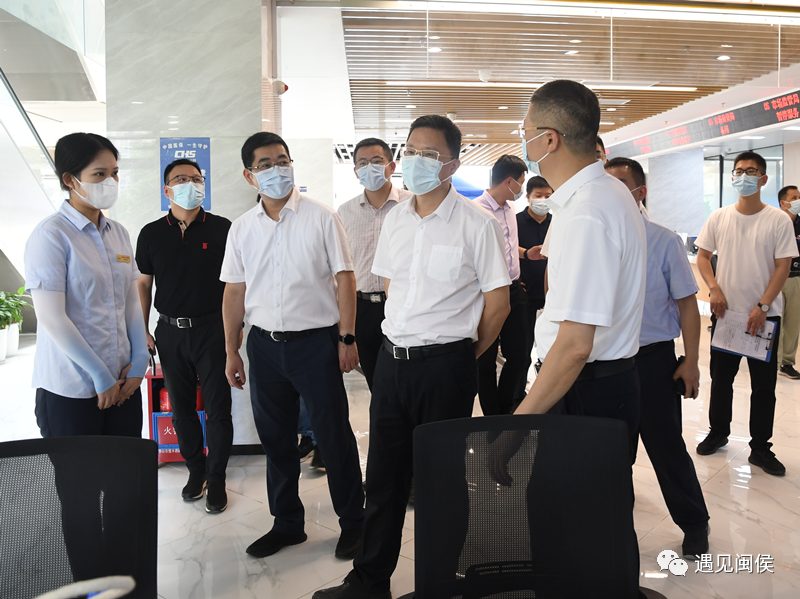 深入实施三提三效行动闽侯县领导赴青口汽车工业园区走访服务企业